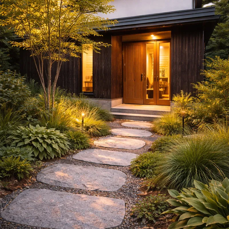 玄関アプローチ