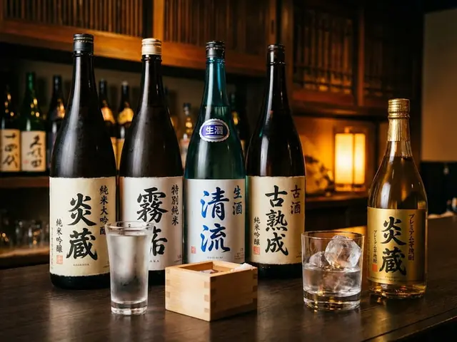 厳選した日本酒のラインナップ