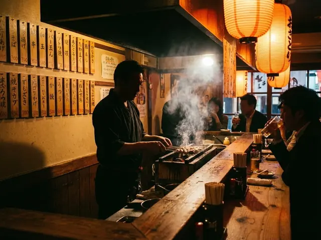 カウンター越しの臨場感